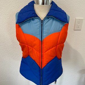 VTG SKYR Colorblock Puffy Vest